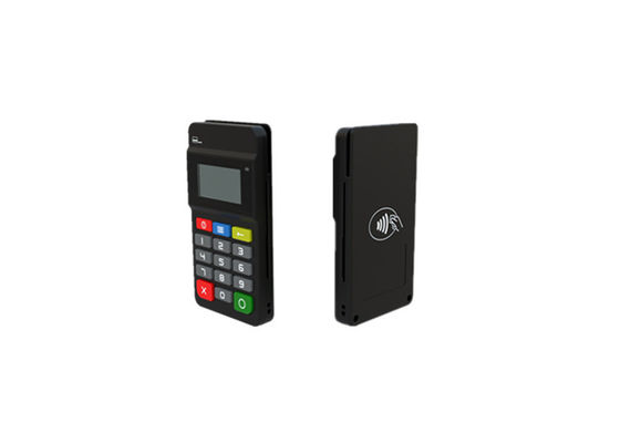 검정색 휴대용 Pos 터미널 세련된 디자인 Pos 터미널 프린터