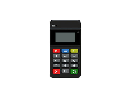 검정색 휴대용 Pos 터미널 세련된 디자인 Pos 터미널 프린터