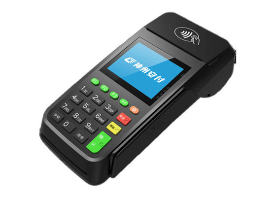 카드 읽기를 위한 까만 무선 오프라인 POS 단말기 NFC 연결