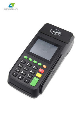 카드 읽기를 위한 까만 무선 오프라인 POS 단말기 NFC 연결