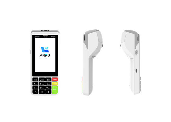 ANFU AF820 휴대용 안드로이드 13 POS 기계 코드 스캐너 4G / 무선 / WIFI 휴대용 모바일 POS 시스템