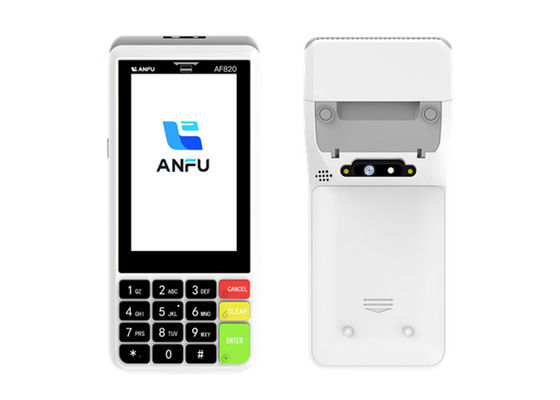 프린터 터치 스크린 POS 머신과 함께 ANFU 스마트 POS 터미널 NFC와 함께 휴대용 POS 머신