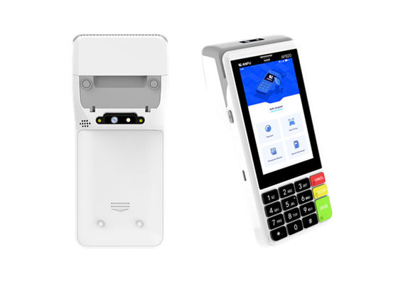 프린터 터치 스크린 POS 머신과 함께 ANFU 스마트 POS 터미널 NFC와 함께 휴대용 POS 머신